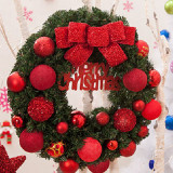 Classic Christmas Wreath Balls for Front Door Artificial Christmas Garland Home Decoration