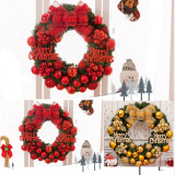 Classic Christmas Wreath Balls for Front Door Artificial Christmas Garland Home Decoration