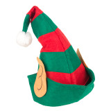 Christmas Hats Sequins ELF Green Velvet Hats With White Cuffs