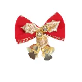 2in Classic Christmas Mini Bowknot Jingle Bell Christmas Tree Hanging Decoration