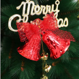 12in Classic Christmas Jingle Bell Bowknot Christmas Tree Hanging Decoration Ornament Xmas Gift