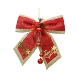 Classic Christmas Jingle Bell Bowknot Ball Berries Christmas Tree Hanging Decoration Ornament Xmas Gift