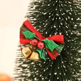 2in Classic Christmas Mini Bowknot Jingle Bell Christmas Tree Hanging Decoration