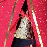 Classic Christmas Jingle Bell Bowknot Christmas Tree Hanging Decoration Ornament Xmas Gift
