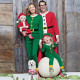 Christmas Family Matching Pajamas Christmas Santa Claus Red Sleepwear Sets