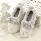 Adult Cozy Flannel Cute Sheep Animal House Family Winter Warm Footwear