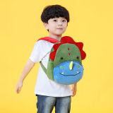 Kindergarten School Backpack Green Dinosuar Animal School Bag For Toddlers Kids