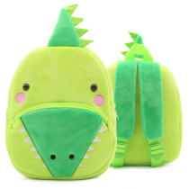 Kindergarten School Backpack Green Crocodile Animal School Bag For Toddlers Kids