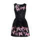 Mommy and Me Print Pink Butterflies Sleeveless Dresses