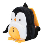 Kindergarten School Backpack Black Penguin Animal School Bag For Toddlers Kids