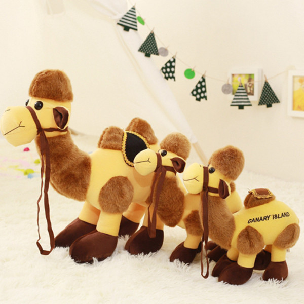 Two-humped Camel Soft Stuffed Plush Animal Doll for Kids Gift