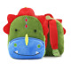 Kindergarten School Backpack Green Dinosuar Animal School Bag For Toddlers Kids