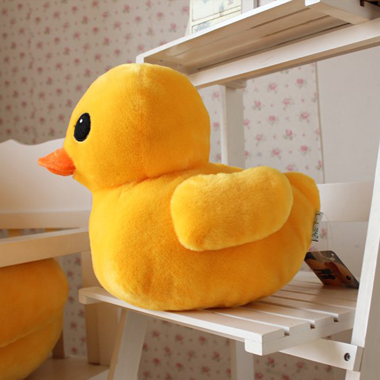 stuffed yellow duck toy