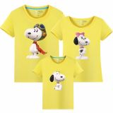 Matching Family Prints Snoop Dog Famliy T-shirts Top
