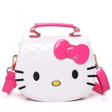 Quilted Lining Plaid Crossbody Shoulder Handbag for Toddlers Kids
