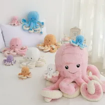 Octopus Soft Stuffed Plush Animal Doll for Kids Gift