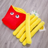 French Fries Pizza Soft Stuffed Plush Food Doll for Kids Gift