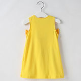 Baby Toddler Girls Yellow Sun Cloud Summer T-shirt Casual Dress