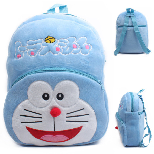 Kindergarten School Backpack Blue Doraemon School Bag For Toddlers Kids