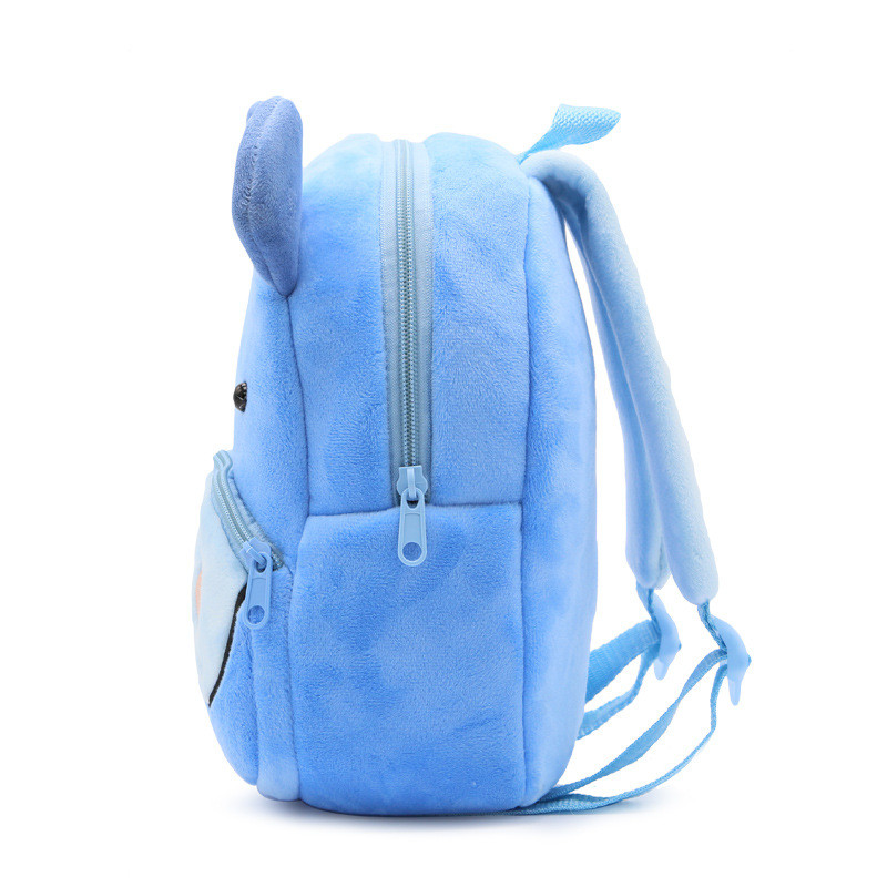 ALIFAFA Kids Hippo Backpack - 16 Inch Cute School Bag For Boys & Girls, Water Resistant With Floral Design