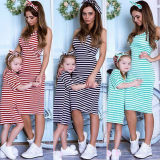 Mommy and Me Matching Stripes Dress