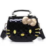 Quilted Lining Plaid Crossbody Shoulder Handbag for Toddlers Kids