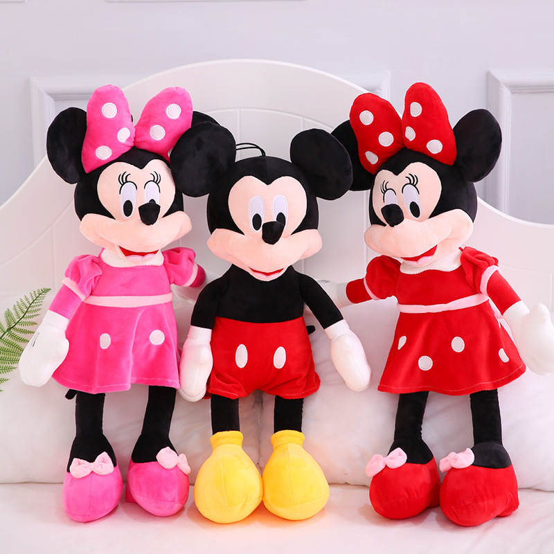 Mickey and Minne Mouse Soft Stuffed Plush Animal Doll for Kids Gift