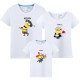 Matching Family Prints Minions Famliy T-shirts Top