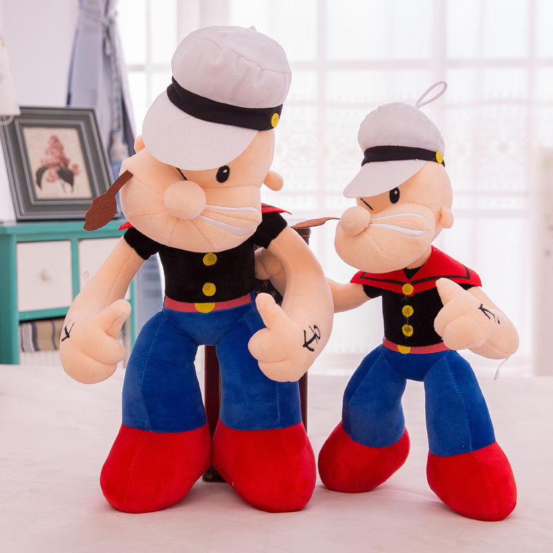 Popeye Soft Stuffed Plush Animal Doll for Kids Gift