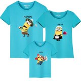 Matching Family Prints Minions Famliy T-shirts Top