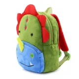 Kindergarten School Backpack Green Dinosuar Animal School Bag For Toddlers Kids