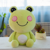 Green Frog Soft Stuffed Plush Animal Doll for Kids Gift