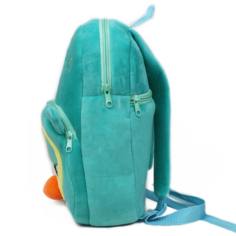 Kindergarten School Backpack Green Owl School Bag For Toddlers Kids