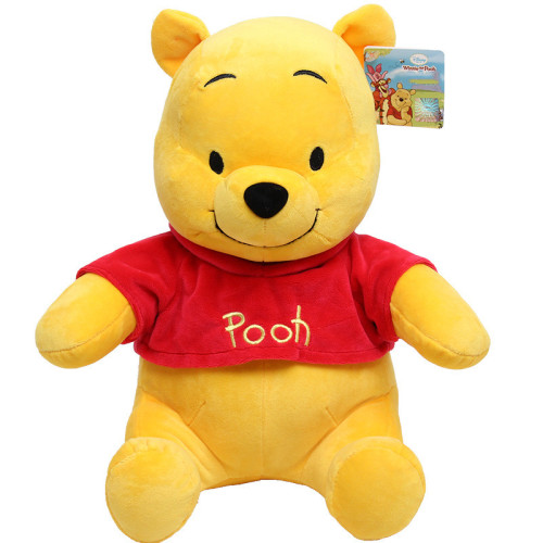 Orange Bear Soft Stuffed Plush Animal Doll for Kids Gift