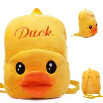 Kindergarten School Backpack Yellow Duck School Bag For Toddlers Kids