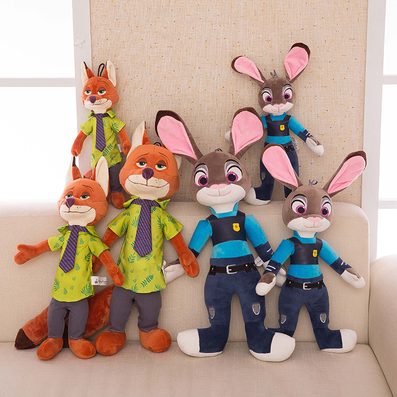 Zootopia Fox Rabbit Soft Stuffed Plush Animal Doll for Kids Gift