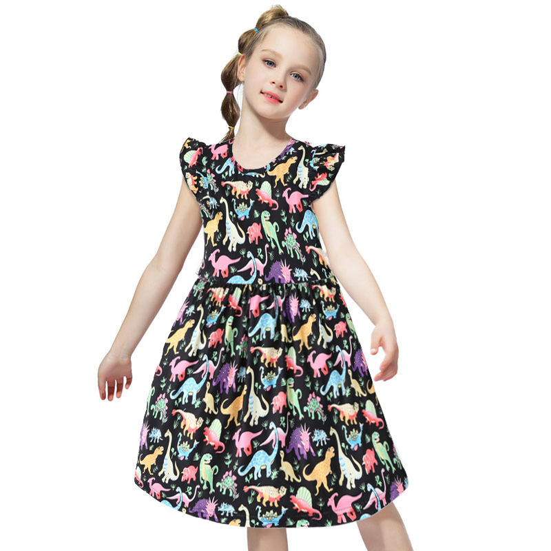 a line skater dress with sleeves