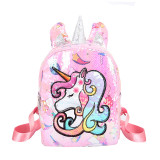 Sequins Unicorn Fashion Backpack Bags for Toddlers Kids