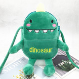 Green Dinosuar Robot Fashion Crossbody Shoulder Bags for Toddlers Kids Boy