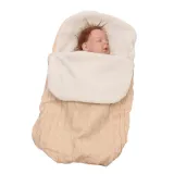 Newborn Baby Wrap Swaddle Knit Blanket Thick Fleece Sleeping Bag