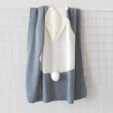 Cute Rabbit Knit Blanket For Kids