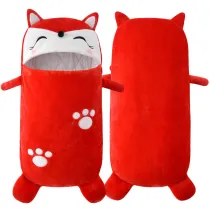 Newborn Baby Red Fox Thicken Cotton Flannel Sleeping Bag 0-24M