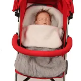 Newborn Baby Wrap Swaddle Knit Blanket Thick Fleece Sleeping Bag