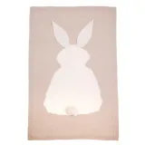 Cute Rabbit Knit Blanket For Kids