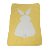 Cute Rabbit Knit Blanket For Kids
