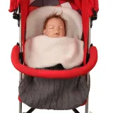 Newborn Baby Wrap Swaddle Knit Blanket Thick Fleece Sleeping Bag