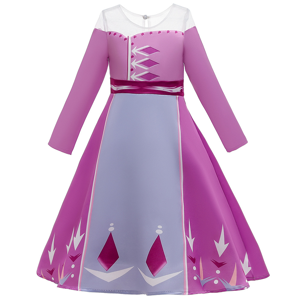 girls purple princess dress