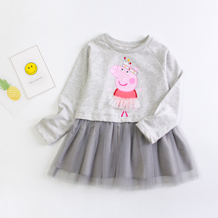 peppa pig long sleeve dress