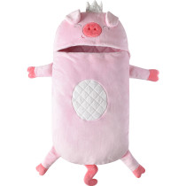 Newborn Baby Pink Pig Thicken Cotton Flannel Sleeping Bag 0-24M