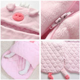 Newborn Baby Pink Pig Thicken Cotton Flannel Sleeping Bag 0-24M